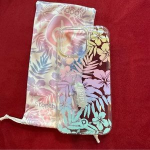 Loopy case for iPhone 14 Pro Max in Clear Pearl Paradise